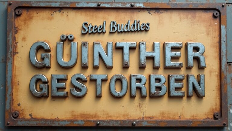 steel buddies günther gestorben