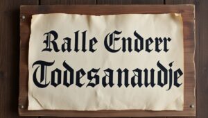 ralle ender todesanzeige